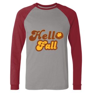 Long Sleeve Jersey Baseball Tee Thumbnail