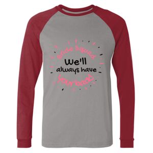 Long Sleeve Jersey Baseball Tee Thumbnail