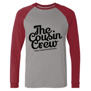 Long Sleeve Jersey Baseball Tee Thumbnail