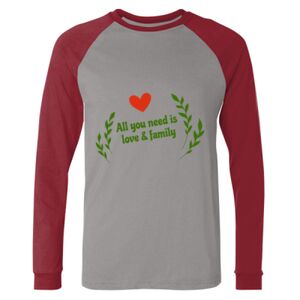 Long Sleeve Jersey Baseball Tee Thumbnail