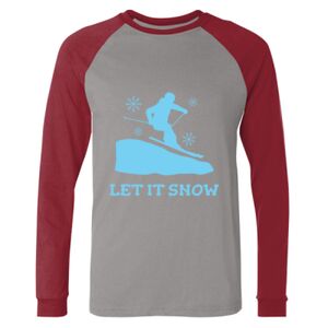 Long Sleeve Jersey Baseball Tee Thumbnail