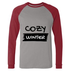Long Sleeve Jersey Baseball Tee Thumbnail
