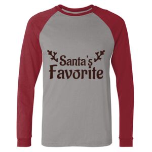 Long Sleeve Jersey Baseball Tee Thumbnail