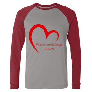 Long Sleeve Jersey Baseball Tee Thumbnail