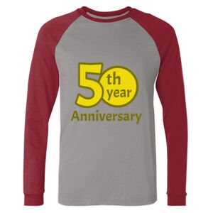 Long Sleeve Jersey Baseball Tee Thumbnail