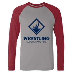 Long Sleeve Jersey Baseball Tee Thumbnail