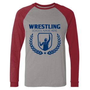 Long Sleeve Jersey Baseball Tee Thumbnail
