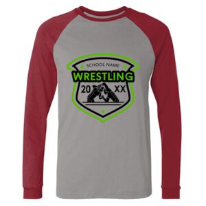 Long Sleeve Jersey Baseball Tee Thumbnail