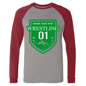 Long Sleeve Jersey Baseball Tee Thumbnail