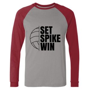 Long Sleeve Jersey Baseball Tee Thumbnail