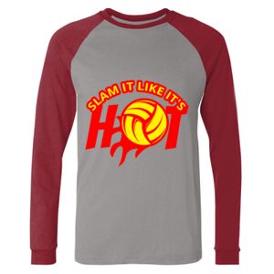 Long Sleeve Jersey Baseball Tee Thumbnail