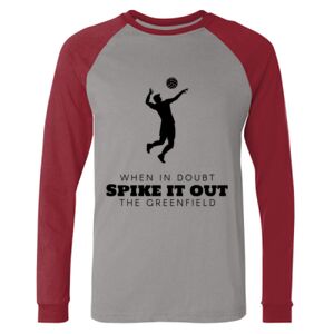 Long Sleeve Jersey Baseball Tee Thumbnail