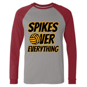 Long Sleeve Jersey Baseball Tee Thumbnail