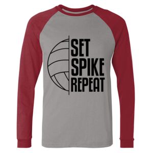Long Sleeve Jersey Baseball Tee Thumbnail