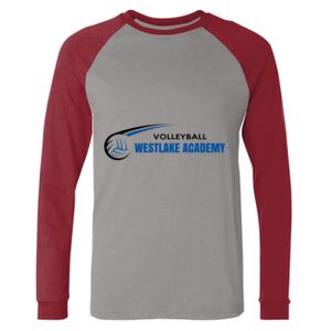 Long Sleeve Jersey Baseball Tee Thumbnail