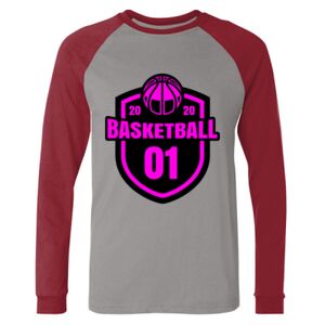 Long Sleeve Jersey Baseball Tee Thumbnail