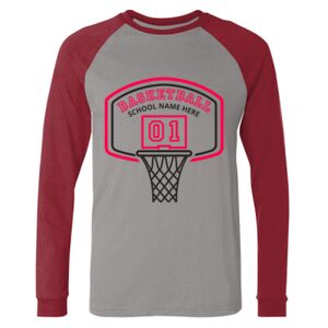 Long Sleeve Jersey Baseball Tee Thumbnail