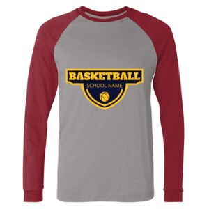 Long Sleeve Jersey Baseball Tee Thumbnail