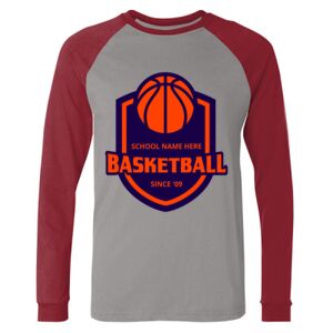 Long Sleeve Jersey Baseball Tee Thumbnail