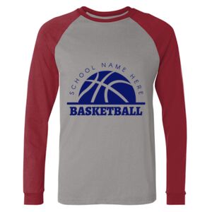 Long Sleeve Jersey Baseball Tee Thumbnail