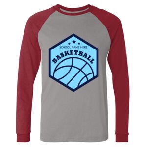 Long Sleeve Jersey Baseball Tee Thumbnail