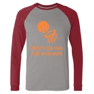 Long Sleeve Jersey Baseball Tee Thumbnail