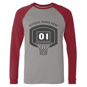 Long Sleeve Jersey Baseball Tee Thumbnail