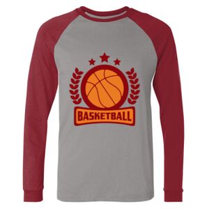 Long Sleeve Jersey Baseball Tee Thumbnail