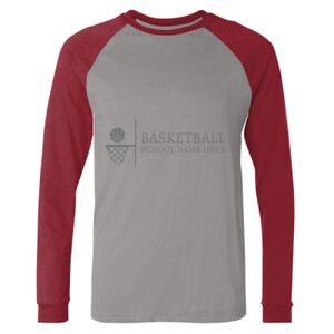 Long Sleeve Jersey Baseball Tee Thumbnail