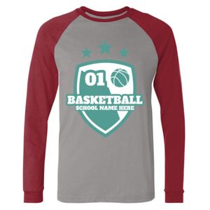 Long Sleeve Jersey Baseball Tee Thumbnail