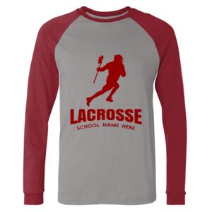 Long Sleeve Jersey Baseball Tee Thumbnail
