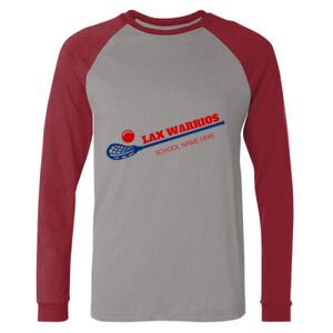 Long Sleeve Jersey Baseball Tee Thumbnail