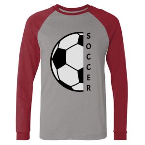 Long Sleeve Jersey Baseball Tee Thumbnail