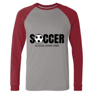 Long Sleeve Jersey Baseball Tee Thumbnail