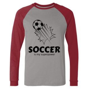 Long Sleeve Jersey Baseball Tee Thumbnail