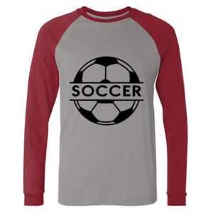 Long Sleeve Jersey Baseball Tee Thumbnail