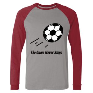 Long Sleeve Jersey Baseball Tee Thumbnail
