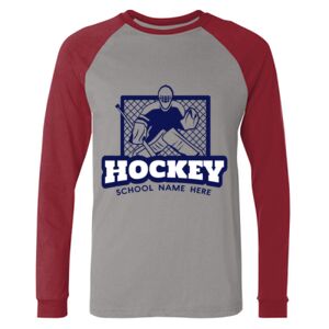 Long Sleeve Jersey Baseball Tee Thumbnail