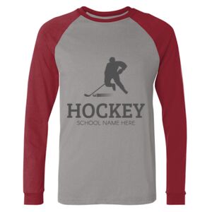 Long Sleeve Jersey Baseball Tee Thumbnail