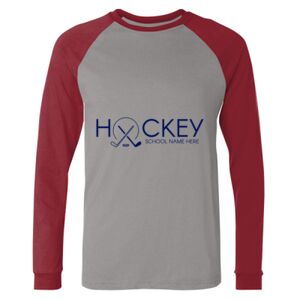 Long Sleeve Jersey Baseball Tee Thumbnail