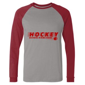 Long Sleeve Jersey Baseball Tee Thumbnail