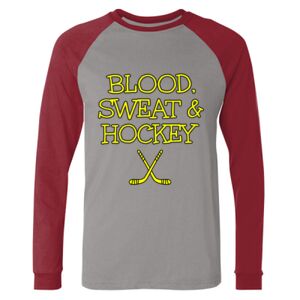 Long Sleeve Jersey Baseball Tee Thumbnail
