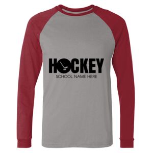 Long Sleeve Jersey Baseball Tee Thumbnail
