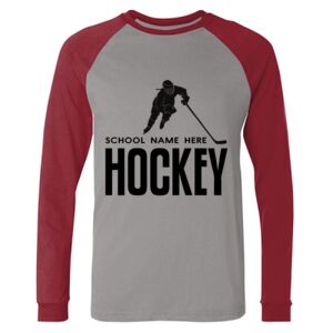 Long Sleeve Jersey Baseball Tee Thumbnail
