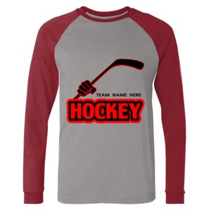 Long Sleeve Jersey Baseball Tee Thumbnail