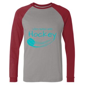 Long Sleeve Jersey Baseball Tee Thumbnail