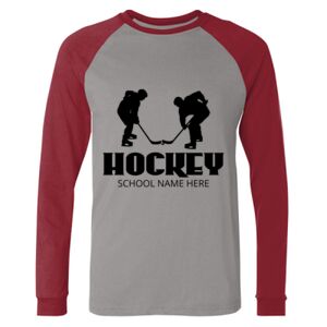 Long Sleeve Jersey Baseball Tee Thumbnail