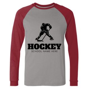 Long Sleeve Jersey Baseball Tee Thumbnail