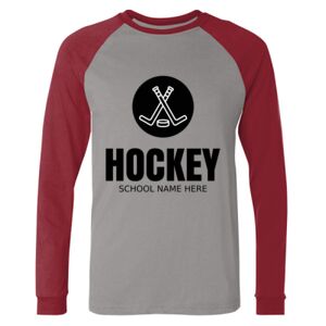 Long Sleeve Jersey Baseball Tee Thumbnail