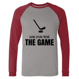 Long Sleeve Jersey Baseball Tee Thumbnail